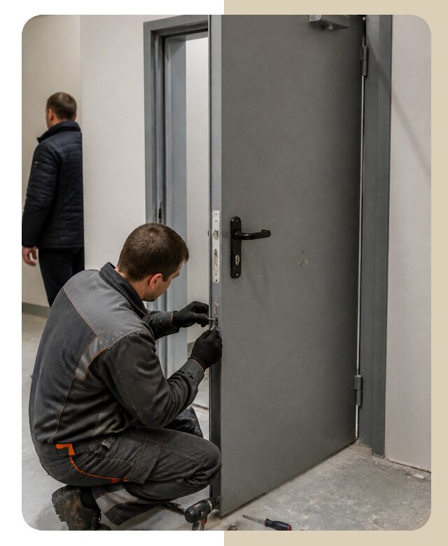 Ремонт противопожарной двери в Нижневартовске по цене 6734 р. | ДвериЛегко-Нжт