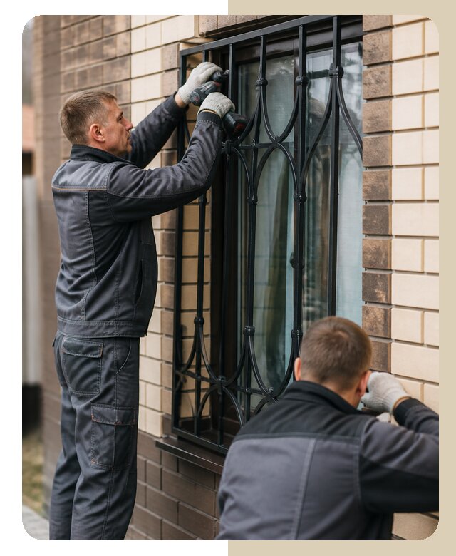 Установка решеток в дом в Нижневартовске по цене от 3626 р. | ДвериЛегко-Нжт