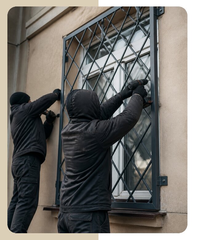 Установка антивандальных решеток на окна в Нижневартовске